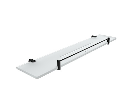 Nimco BORMO ČERNÁ Černá police IXI s ohrádkou, 60 cm BRC X460-X-90