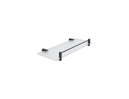 Nimco BORMO ČERNÁ Černá police s ohrádkou, 30 cm BRC 11091BX-30-90