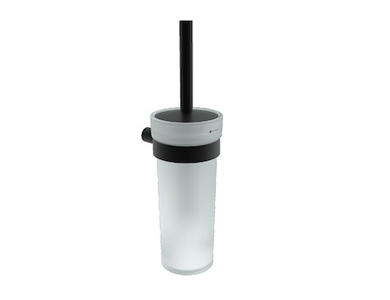 Nimco BORMO ČERNÁ Černý toaletní WC kartáč BRC 11094W-90