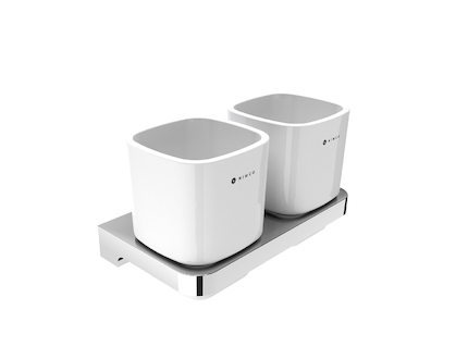 Nimco Maya Držák na kartáčky s  pohárky MA 29058DK-26