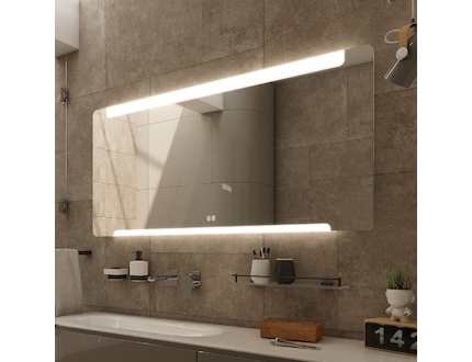 Nimco OBDELNÍKOVÁ - OBLÉ ROHY LED zrcadlo 140 x 70, dotykový senzor ZP 22008VX