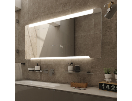 Nimco OBDELNÍKOVÁ - OBLÉ ROHY LED zrcadlo 1400x700 ZP 22008