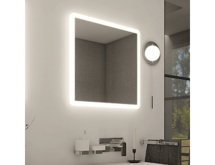 Nimco OBDELNÍKOVÁ - OBLÉ ROHY LED zrcadlo 600x600 ZP 19066