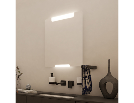 Nimco OBDELNÍKOVÁ - OBLÉ ROHY LED zrcadlo 600x800 ZP 22002