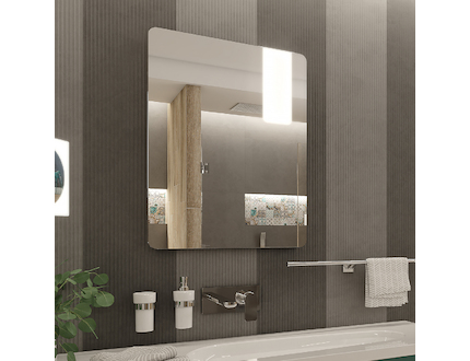 Nimco OBDELNÍKOVÁ - OBLÉ ROHY LED zrcadlo 600x800 ZP 25002