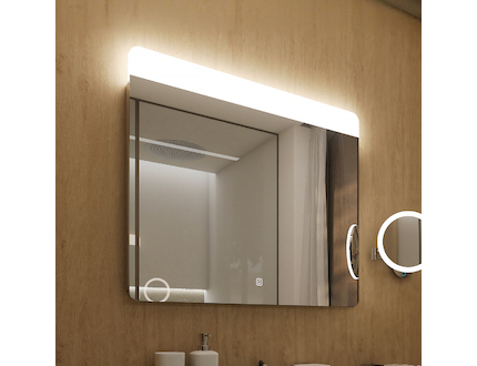 Nimco OBDELNÍKOVÁ - OBLÉ ROHY LED zrcadlo 800x700 s dotykovým senzorem ZP 23003V
