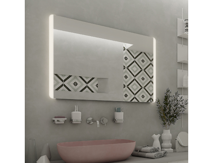 Nimco OBDELNÍKOVÁ - OBLÉ ROHY LED zrcadlo 800x700 ZP 17003
