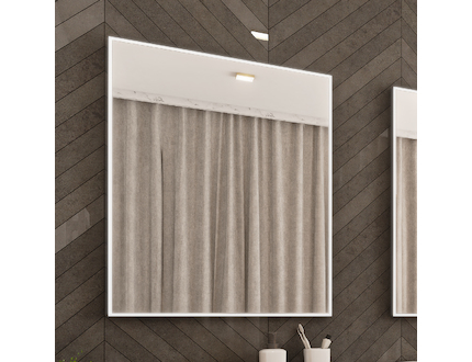 Nimco OBDELNÍKOVÁ - OSTRÉ ROHY Černé LED zrcadlo 600x800 ZPC 13002-90