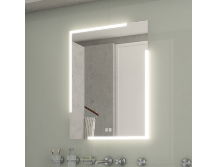 Nimco OBDELNÍKOVÁ - OSTRÉ ROHY LED zrcadlo 600x800 se dvěma dotykovými senzory ZP 14002VX