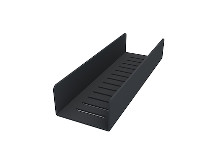Nimco UNIX ČERNÁ Police do koupelny 30 cm, do sprchy 2091-H-30-90