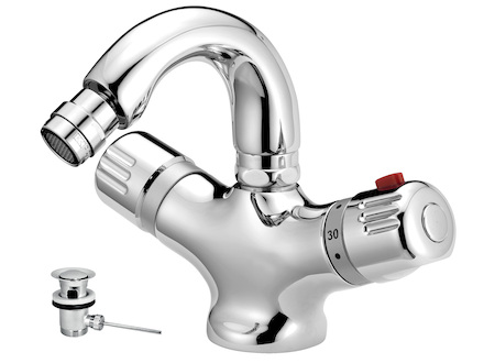 Novaservis Bidetová baterie termostatická s výpustí Aquamat chrom 2611,0