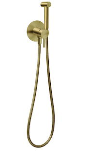 Novaservis Bidetová podomítková baterie Ciriculus, kartáčované zlato BCK66PBG