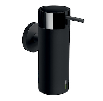 Novaservis Dávkovač mýdla SMILE, černá ASM34BL