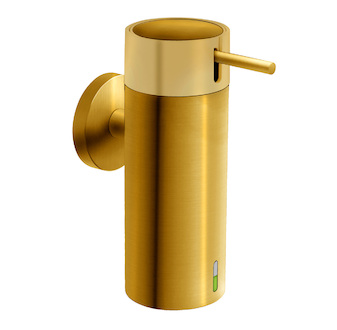 Novaservis Dávkovač mýdla SMILE, kartáčované zlato ASM34BG