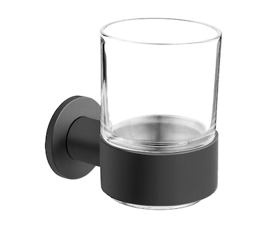 Novaservis Držák kartáčků SMILE, gun metal ASM03GM