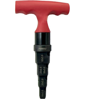 Novaservis Kalibrátor a vnitřní odhrotovač trubek FPCL1632