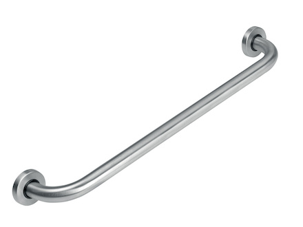 Novaservis Madlo rovné 700 mm s krytkami kartáčovaná nerez R6670,4