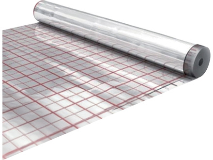 Novaservis Odrazová hliníková fólie pro podlahové vytápění s mřížkou F50