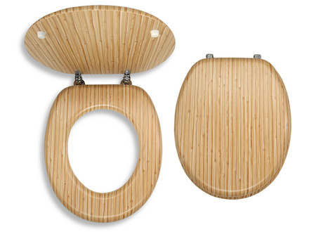 Novaservis Sedátko dýhované bambus MDF WC/BAMBUS