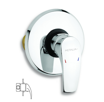 Novaservis Sprchová baterie podomítková Metalia 57 chrom 57050,0