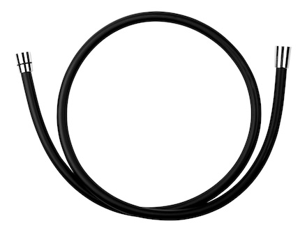 Novaservis Sprchová hadice plastová, 150 cm černá BLACK/150,5