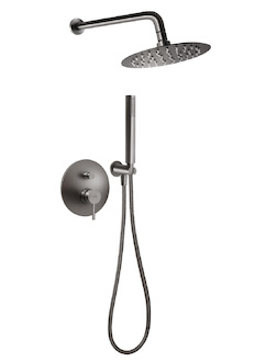 Novaservis Sprchová sada podomítková Ciriculus, gun metal  BCK7PGM-SET1-S