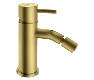 Novaservis Stojánková bidetová baterie Ciriculus, kartáčované zlato BCK6BG