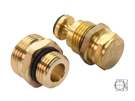 Novaservis Stop ventil + redukce (sada C12) RKPO-SET42