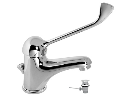 Novaservis Umyvadlová baterie s výpustí lékařská páka Metalia 55 chrom 55001L,0