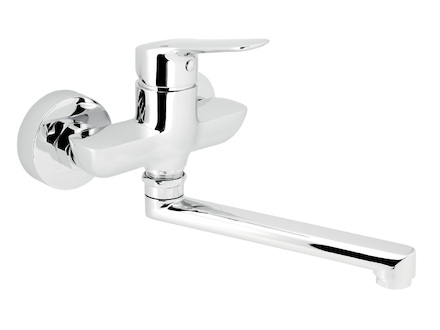 Novaservis Umyvadlová dřezová baterie 100 mm Metalia 54, chrom 54077,0