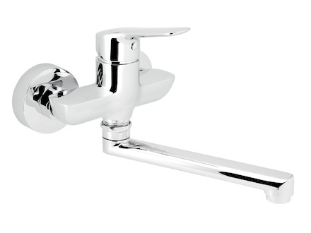 Novaservis Umyvadlová dřezová baterie 100 mm Metalia 54 ECO, chrom 54077,0E