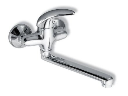 Novaservis Umyvadlová dřezová baterie 100 mm Metalia 55 chrom 55077,0