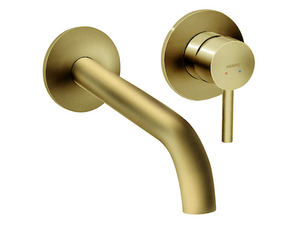 Novaservis Umyvadlová nástěnná pod. baterie Ciriculus,kartáčované zlato BCK3PABG