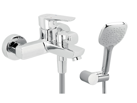 Novaservis Vanová nástěnná baterie METALIA 58 ECO+, 150 mm, chrom 58020,0