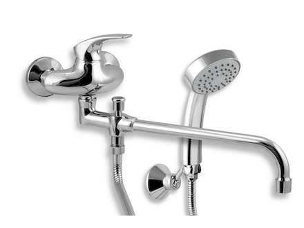 Novaservis Vanová paneláková baterie 100 mm Metalia 57 chrom 57037,0