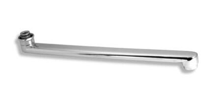 Novaservis Výtokové ramínko 35 cm rovné bílá-chrom RAM1080,1