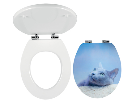 Novaservis WC sedátko, MDF s potiskem, panty kov-chrom WC/SOFT3D