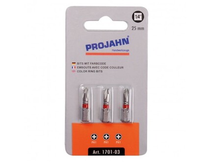 PROJAHN Bit barevný PH2 3ks/bal 1702-03