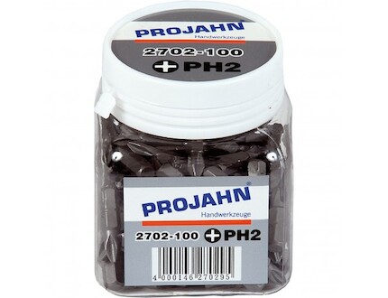PROJAHN Bit PH2/25mm 100ks/bal 2702-100