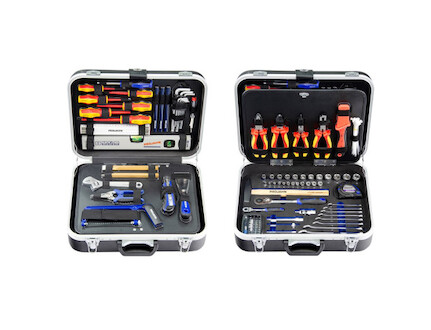 PROJAHN Kufr s nářadím VDE/128 dílů (1/4,1/2