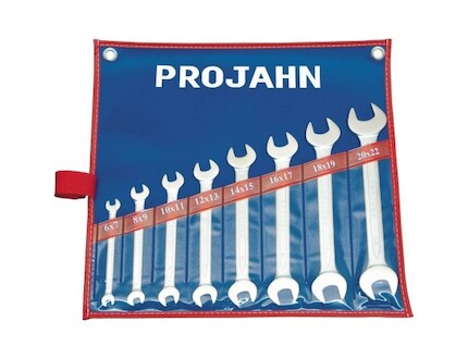 PROJAHN Sada oboustr.otevřených klíčů,8 dílů 4405