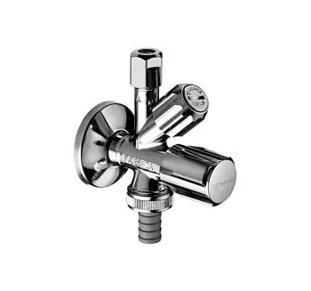 Schell Comfort - Kombinovaný rohový ventil s filtrem, chrom 035600699