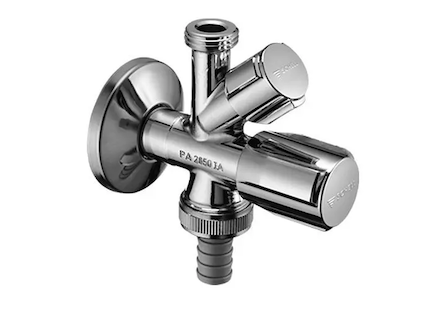 Schell Comfort - Rohový ventil kombinovaný, chrom 035690699