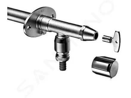 Schell Polar II - Venkovní nezámrzný ventil, matný chrom 039950399