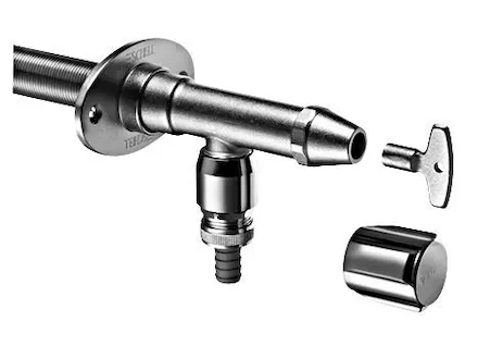 Schell Polar II - Venkovní nezámrzný ventil, matný chrom 039980399