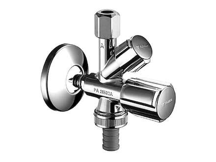 Schell QUICK - Kombinovaný rohový ventil, chrom 035040699
