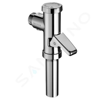 Schell Schellomat - Tlakový splachovač WC s páčkou, chrom 022380699