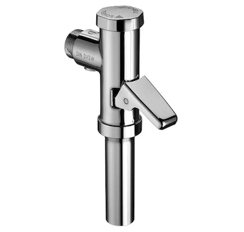 Schell Schellomat - Tlakový splachovač WC s páčkou, chrom 022380699