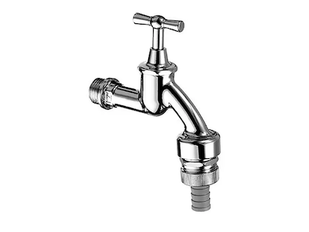 Schell Zahradní ventily - Výtokový ventil, chrom 034410699