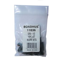 BONDHUS Sada bitů inch BIX 12 krátký 1
